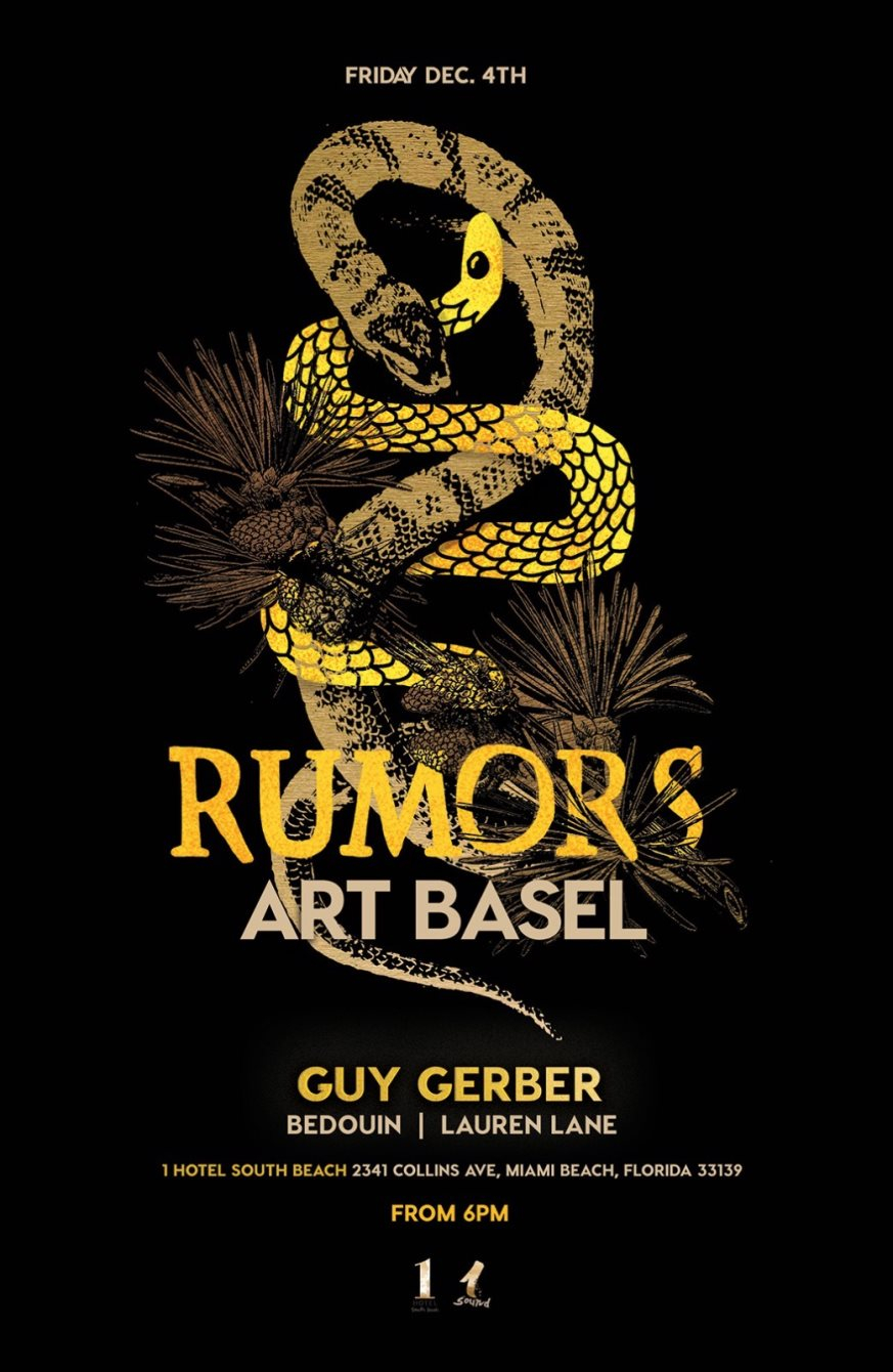 Rumors Art Basel - Flyer back