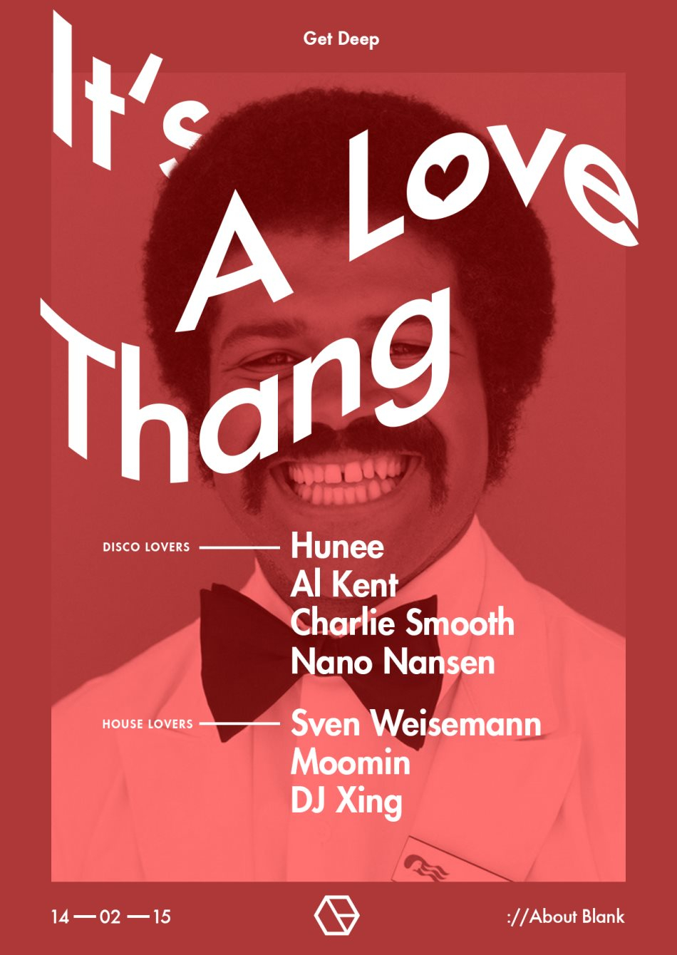 Get Deep - A Love Thang Edition - Flyer front