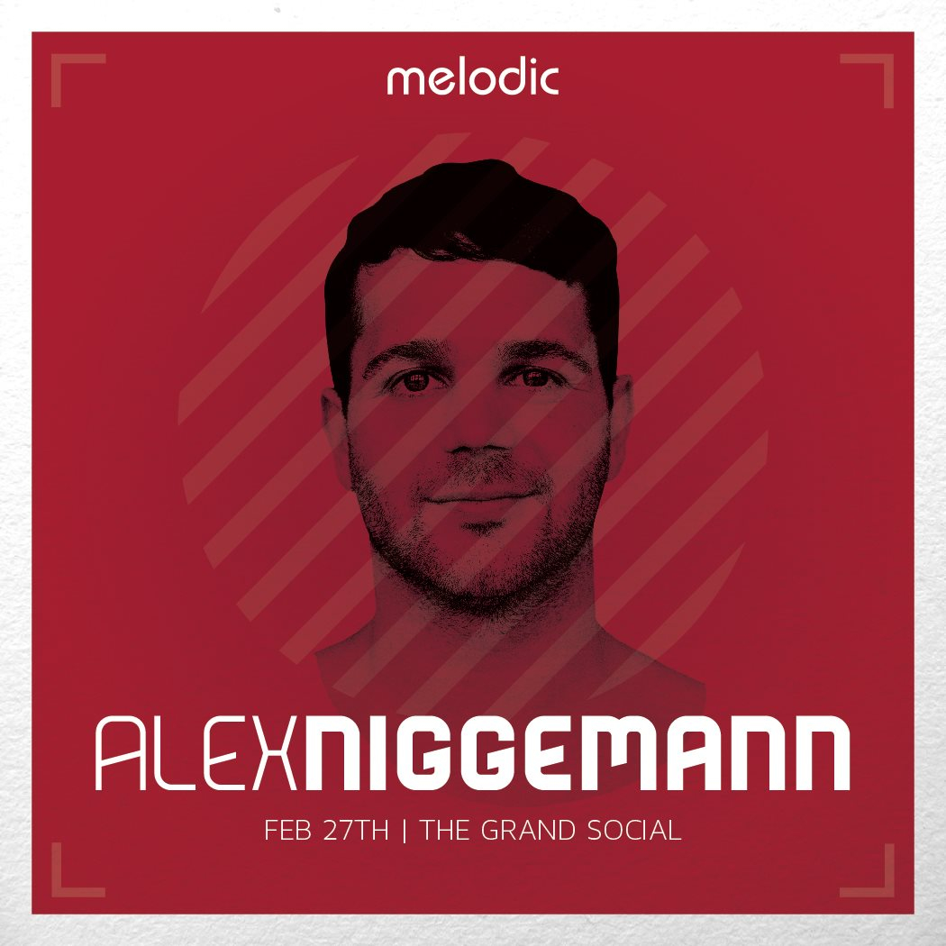 Melodic: Alex Niggemann - Flyer front