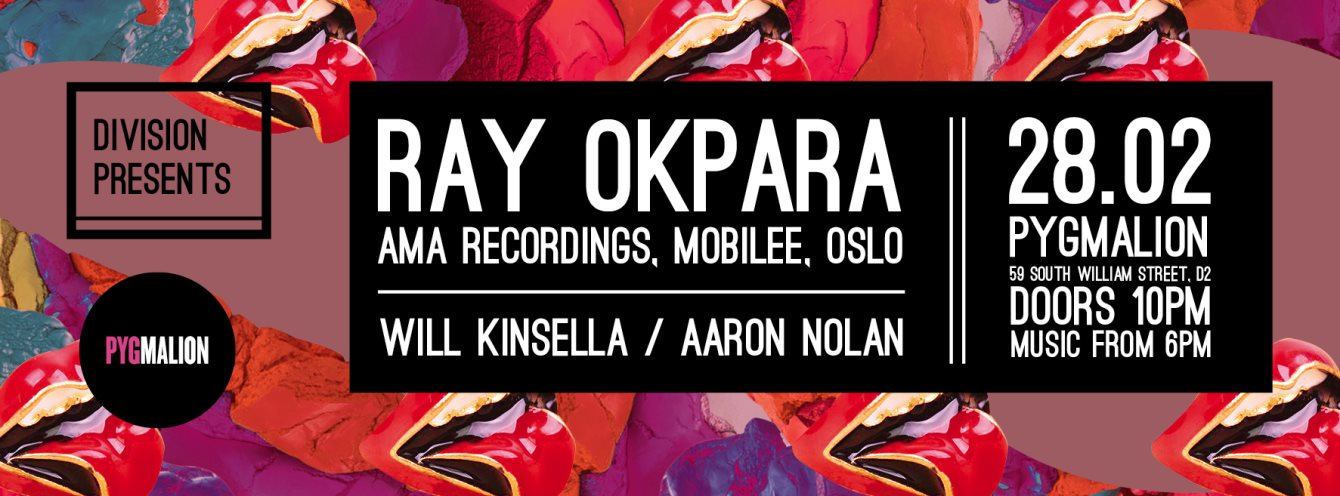 Division presents Ray Okpara, Will Kinsella & Aaron Nolan - Flyer front