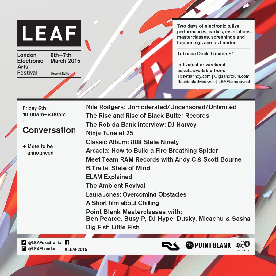 LEAF Conversations - Flyer front