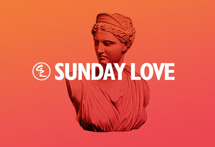 Sunday Love: Daniel Wang B2B Artwork - Flyer front