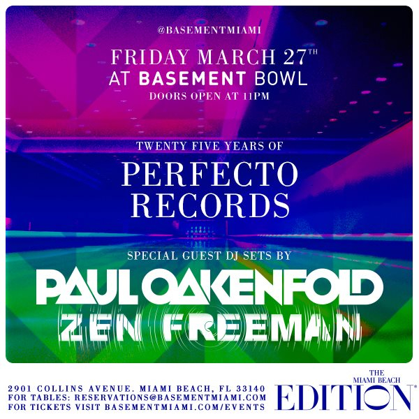 Paul Oakenfold / Zen Freeman - Flyer front