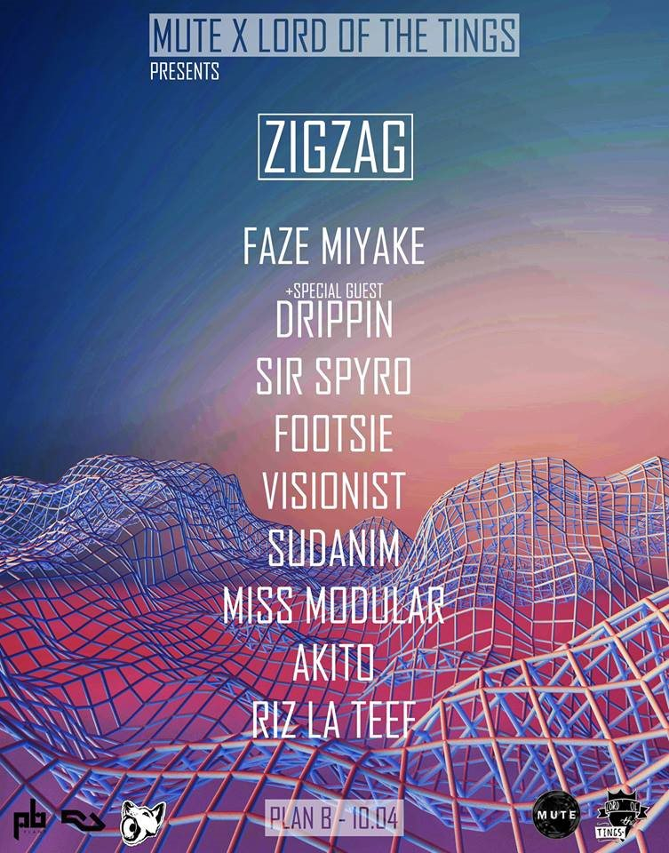 Mute x Lord Of The Tings Pres. Zigzag - Flyer front