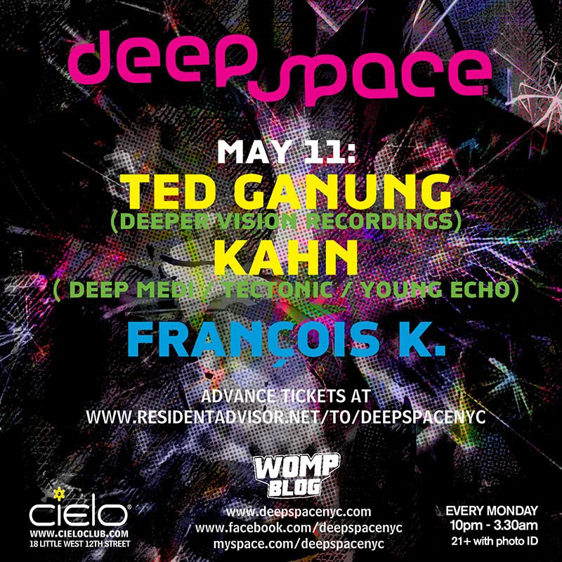 Deep Space: Kahn, Ted Ganung & Francois K - Flyer front
