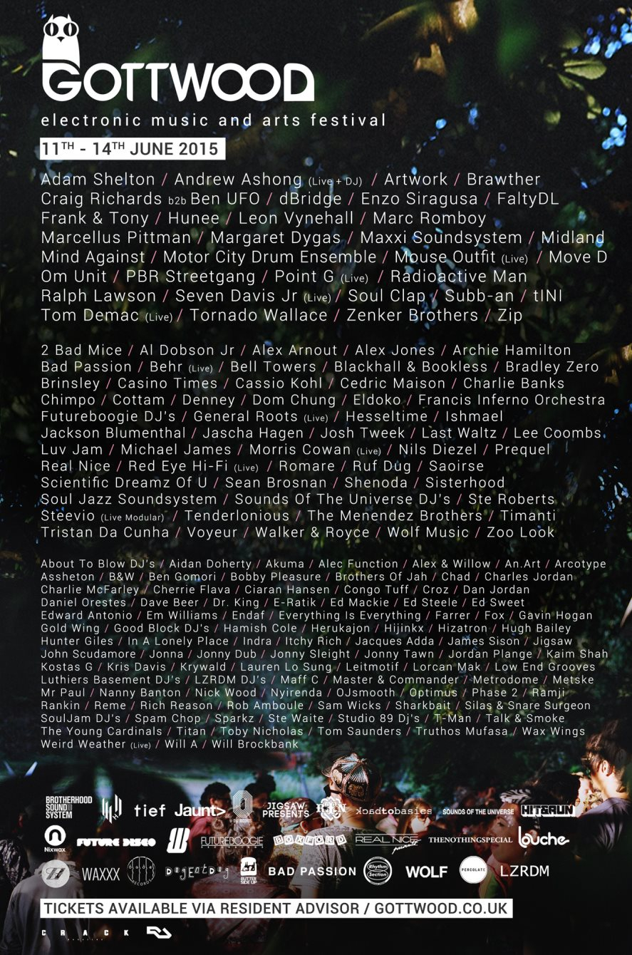Gottwood Festival 2015 - Flyer front