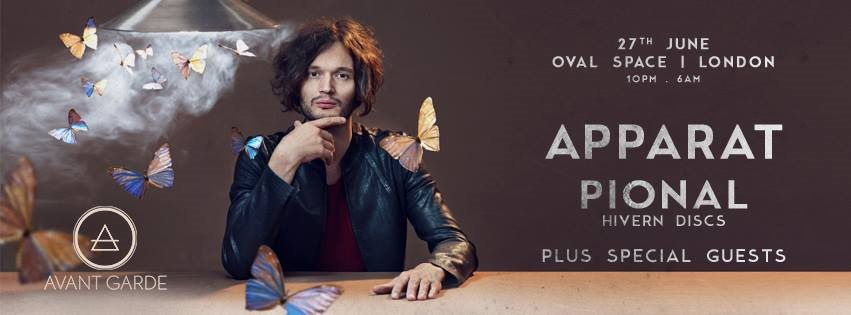Avant Garde with Apparat & Pional - Flyer front