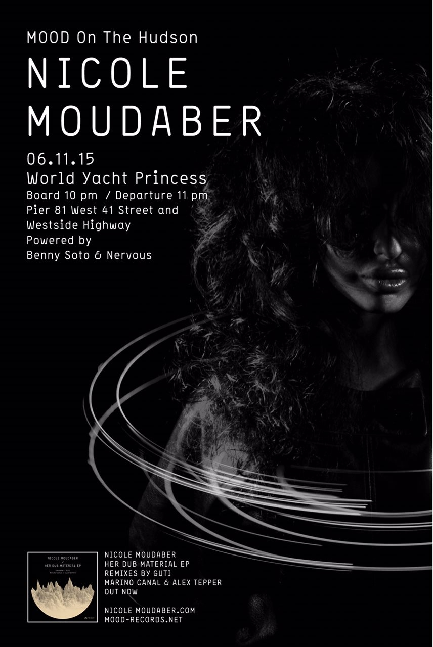 Nicole Moudaber - Mood On The Hudson - Flyer front