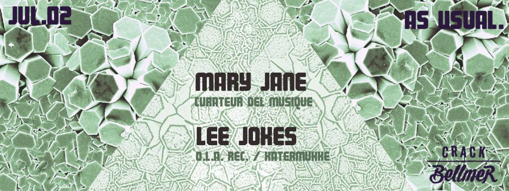 as Usual. with Mary Jane & Lee Jokes - Flyer front