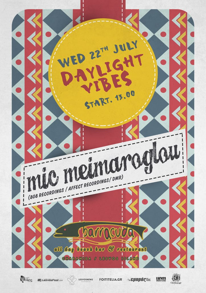 Daylight Vibes with Mic Meimaroglou - Flyer front