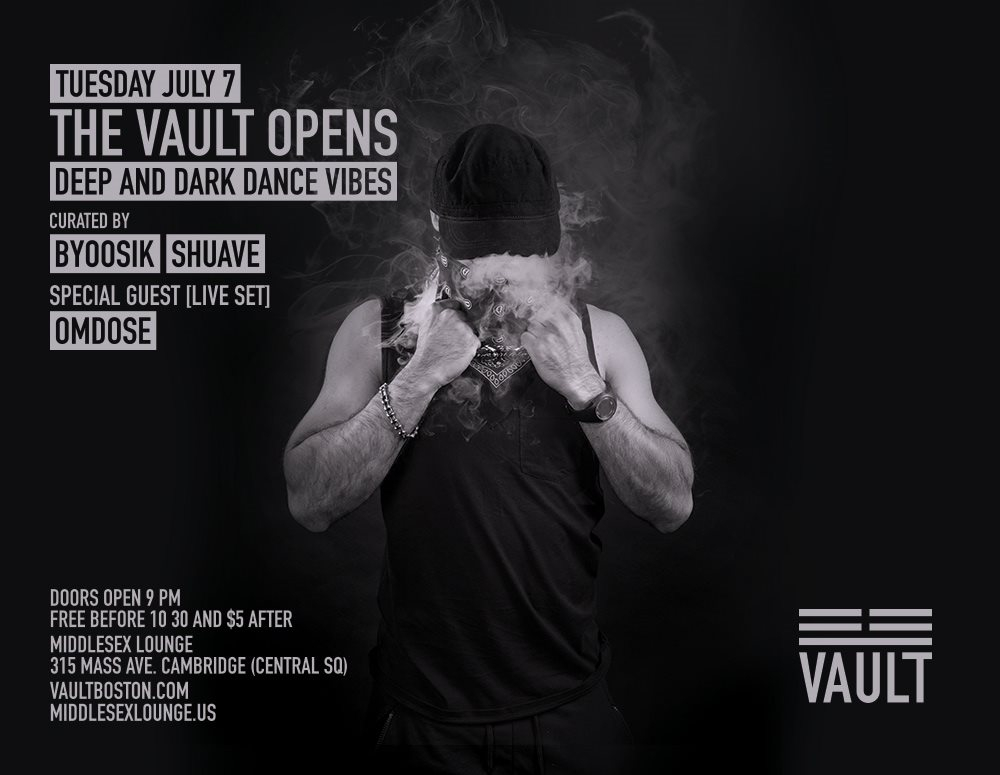 The Vault Opens with Omdose - Flyer front