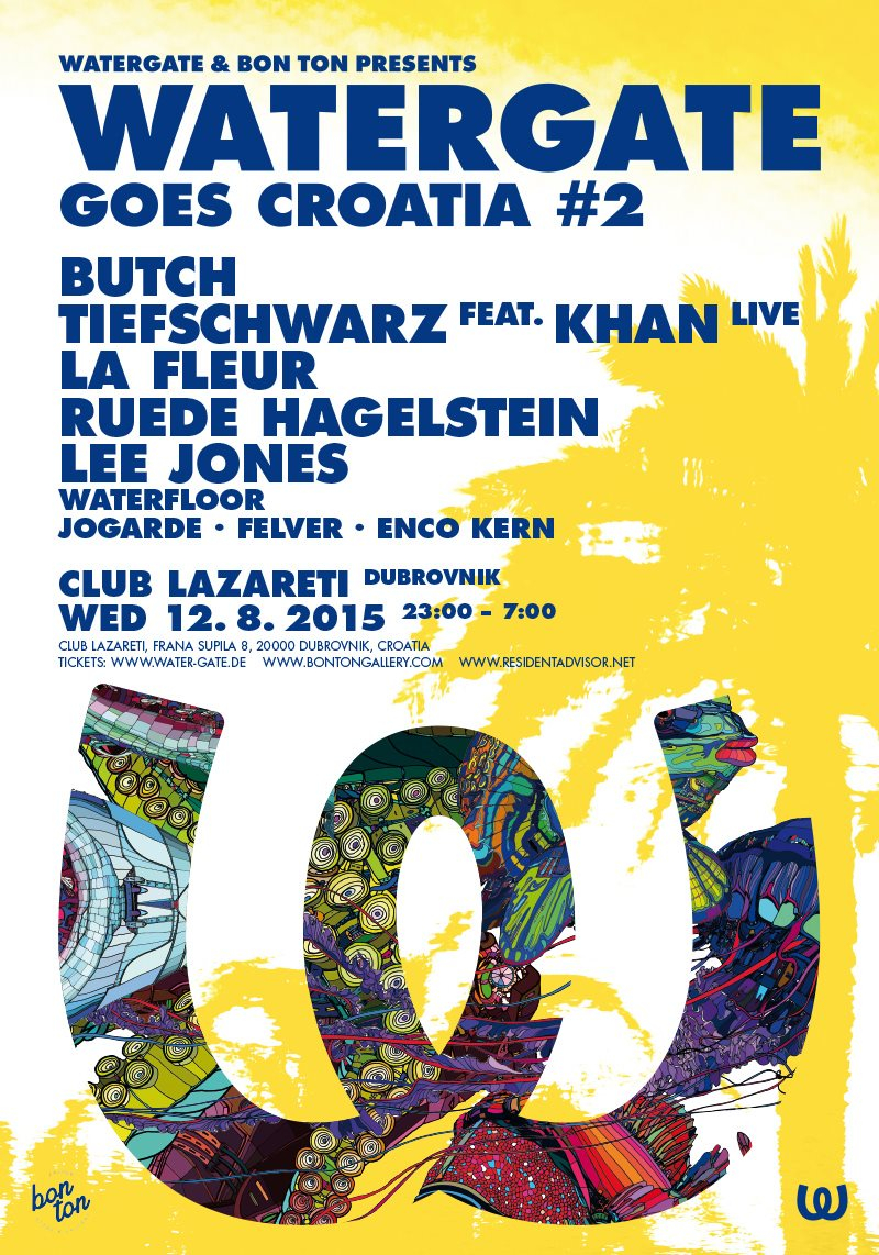 Watergate Goes Croatia No. 2 - Flyer front