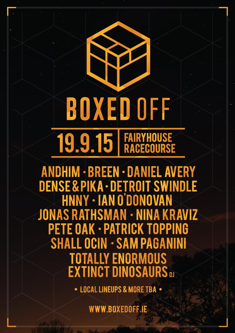 Boxed Off Festival 2015 - NO Tickets Left - Flyer front