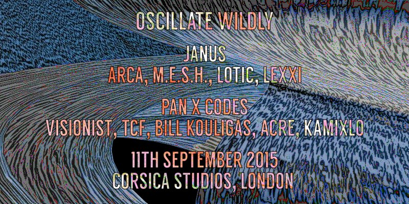 Oscillate Wildly presents: Janus & PAN - Flyer front