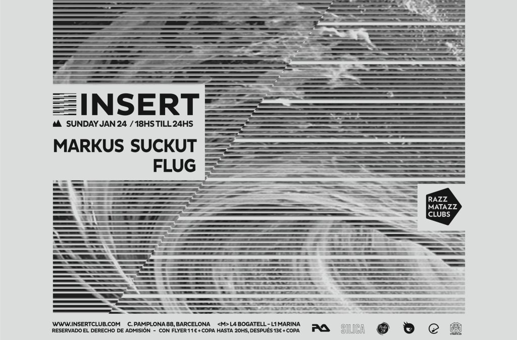 Insert presents Markus Suckut & Flug - Flyer front