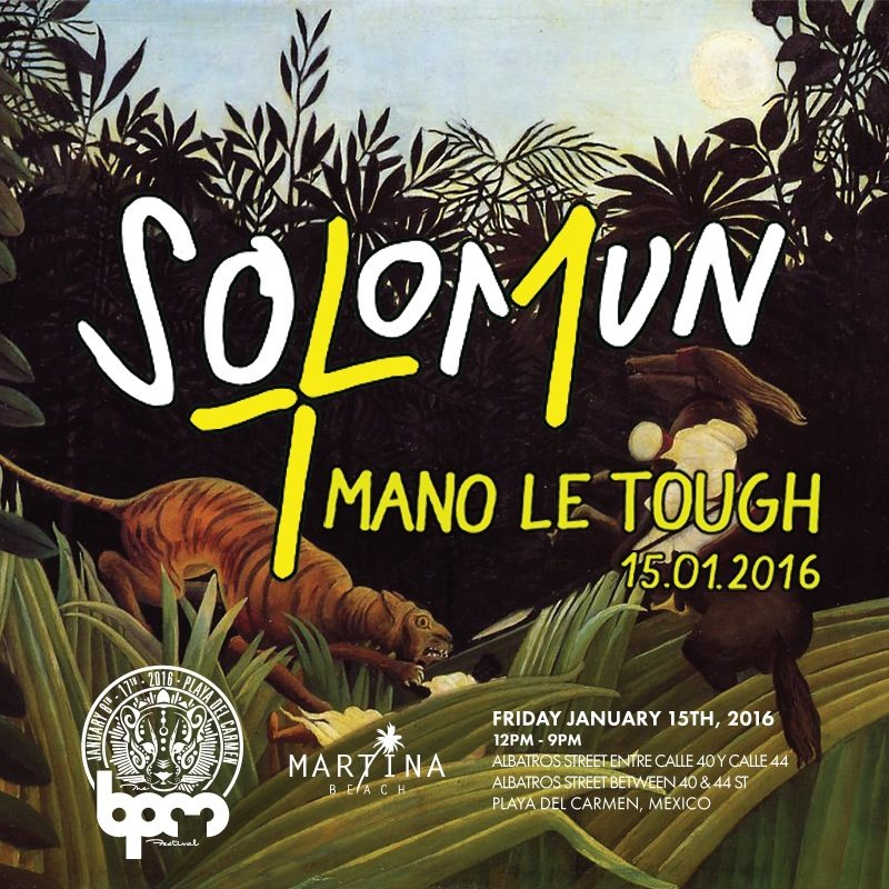 BPM Festival 2016: Solomun+1 - Flyer front