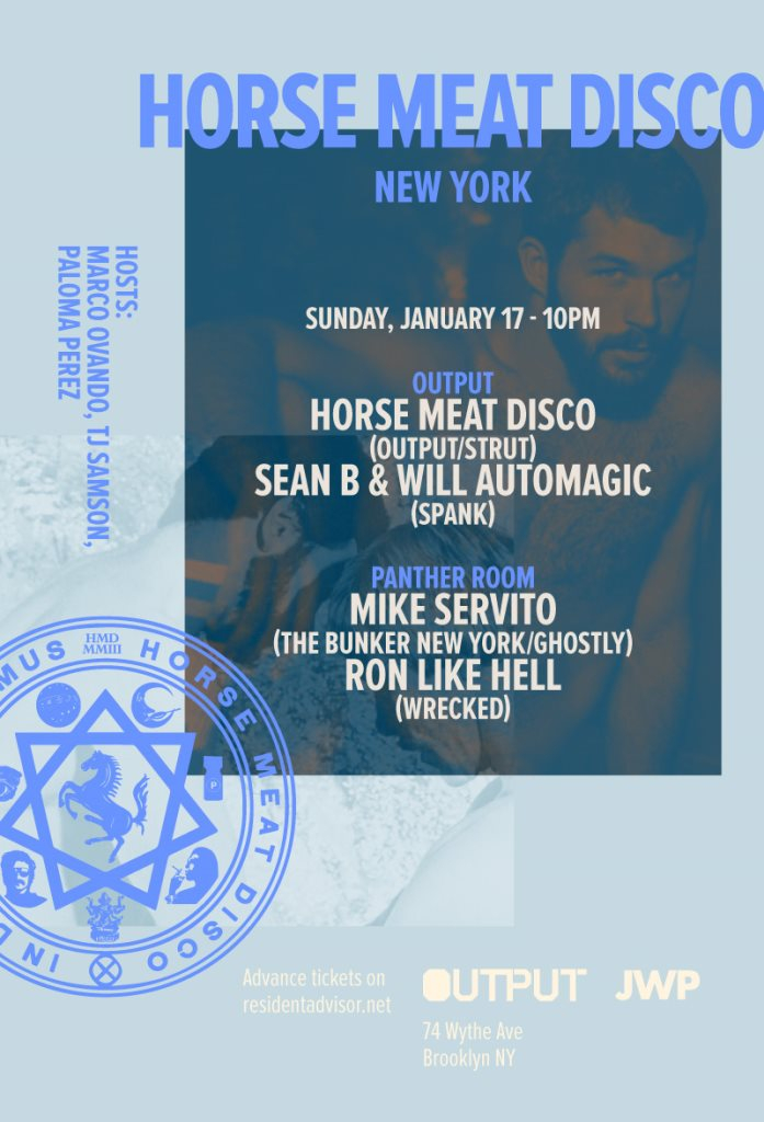 Horse Meat Disco New York - Flyer front