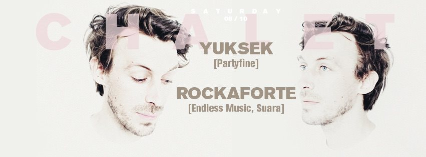 Clubnight with Yuksek, Rockaforte, Ed Ed & Sofia Kourtesis - Flyer front