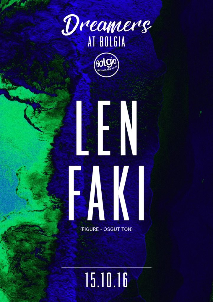 Len Faki - Flyer front