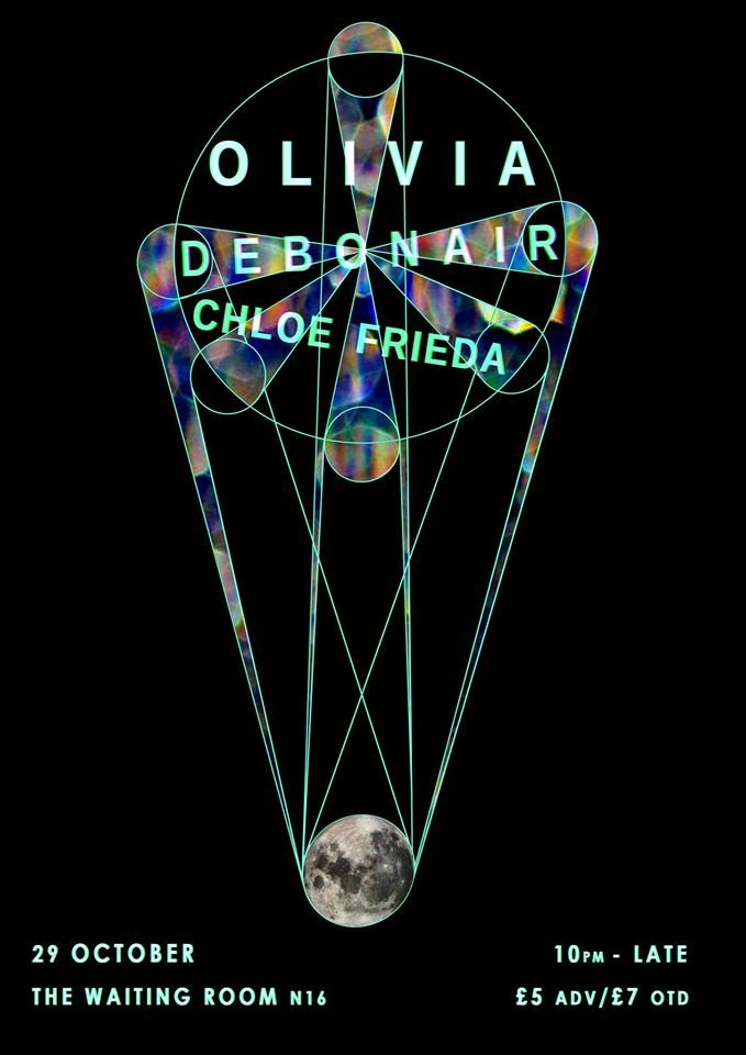 Olivia, Debonair & Chloe Frieda - Flyer front
