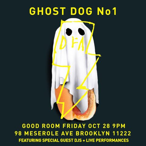DFA Records Ghost Dog No 1 - Flyer back