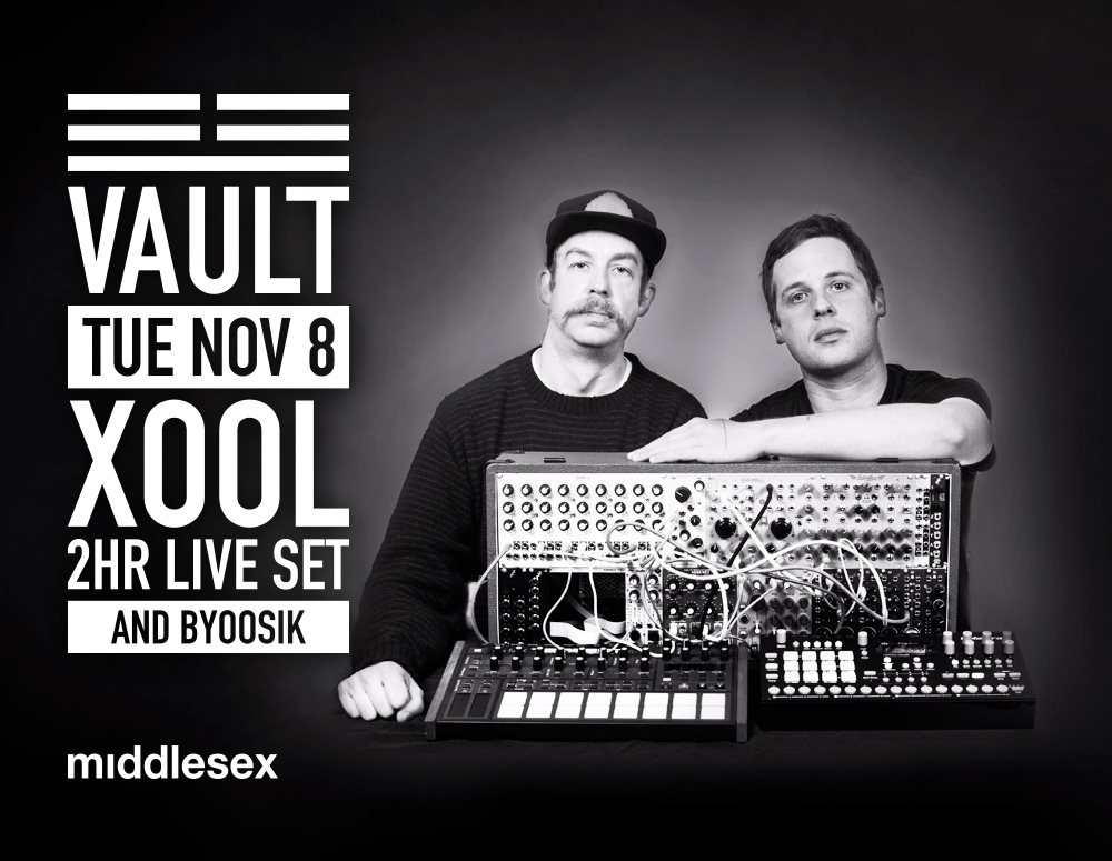 Vault with Xool - Flyer front