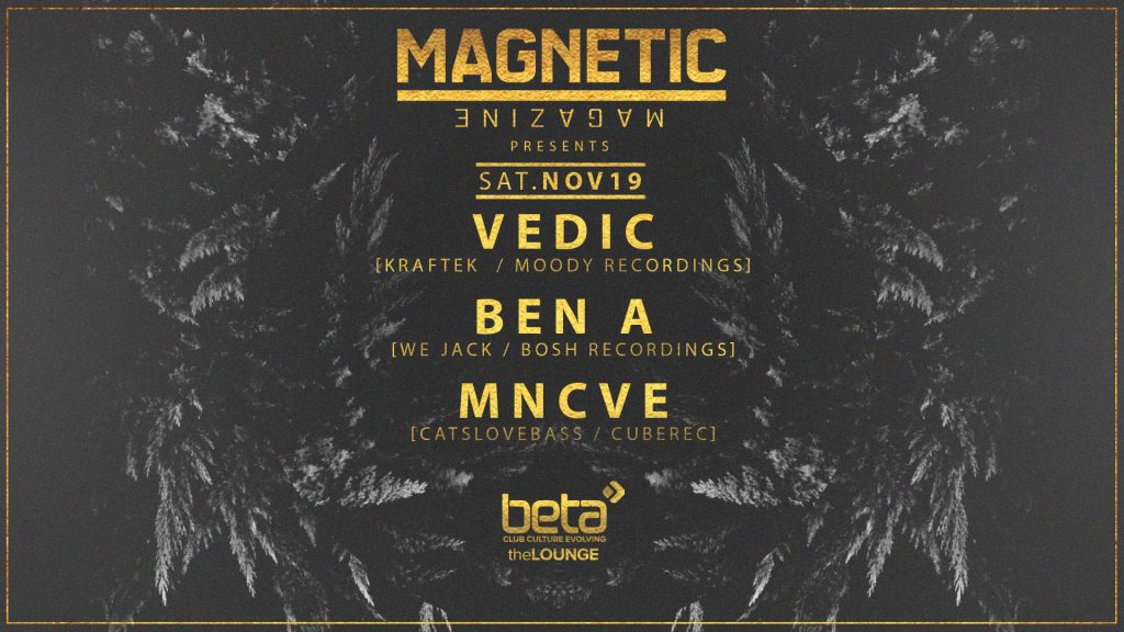 Magnetic Magazine Take Over at Beta - Flyer front