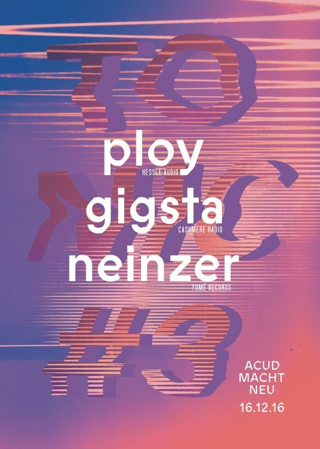 Tonic #3 with Ploy, Gigsta, Neinzer - Flyer front