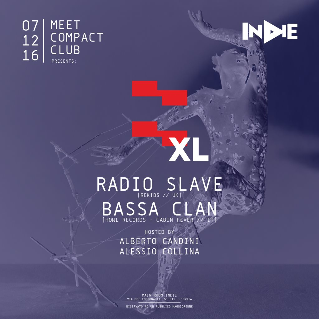 Meet XL with Radio Slave & Bassa Clan - Flyer back