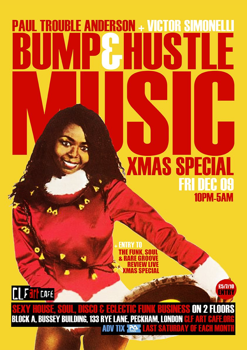 The Funk, Soul & Rare Groove Review Xmas Special w Buffalo Brothers - Flyer back