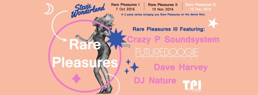 Stevie Wonderland: Rare Pleasures III with Futureboogie Records - Flyer front