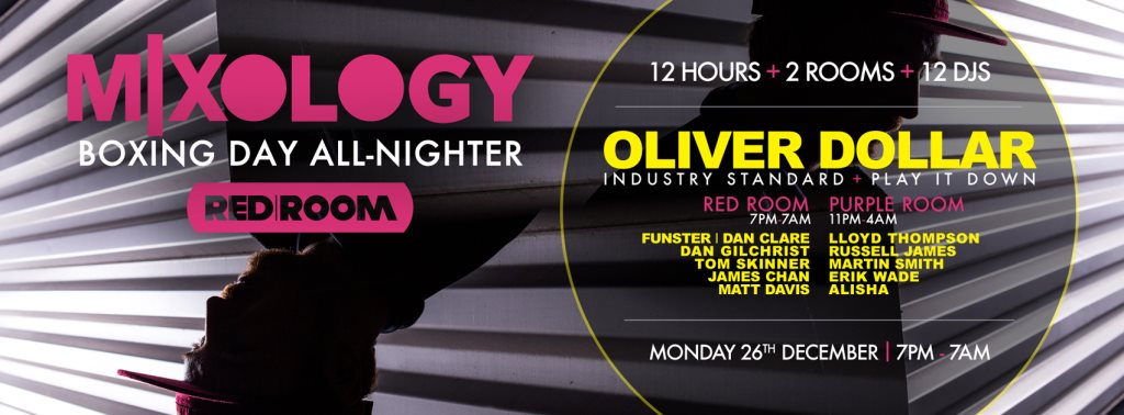 Mixology Boxing Day All Nighter with Oliver Dollar - Flyer back