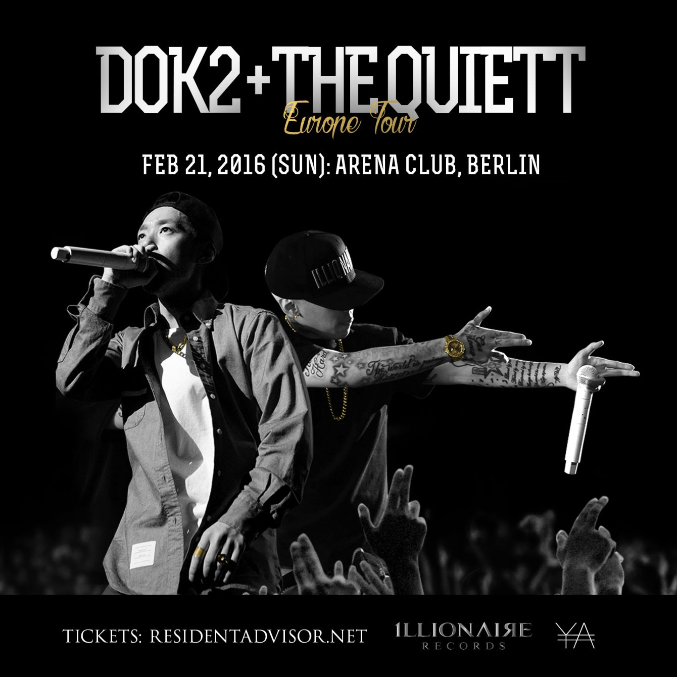 Dok2, The Quiett and Guests - Flyer front