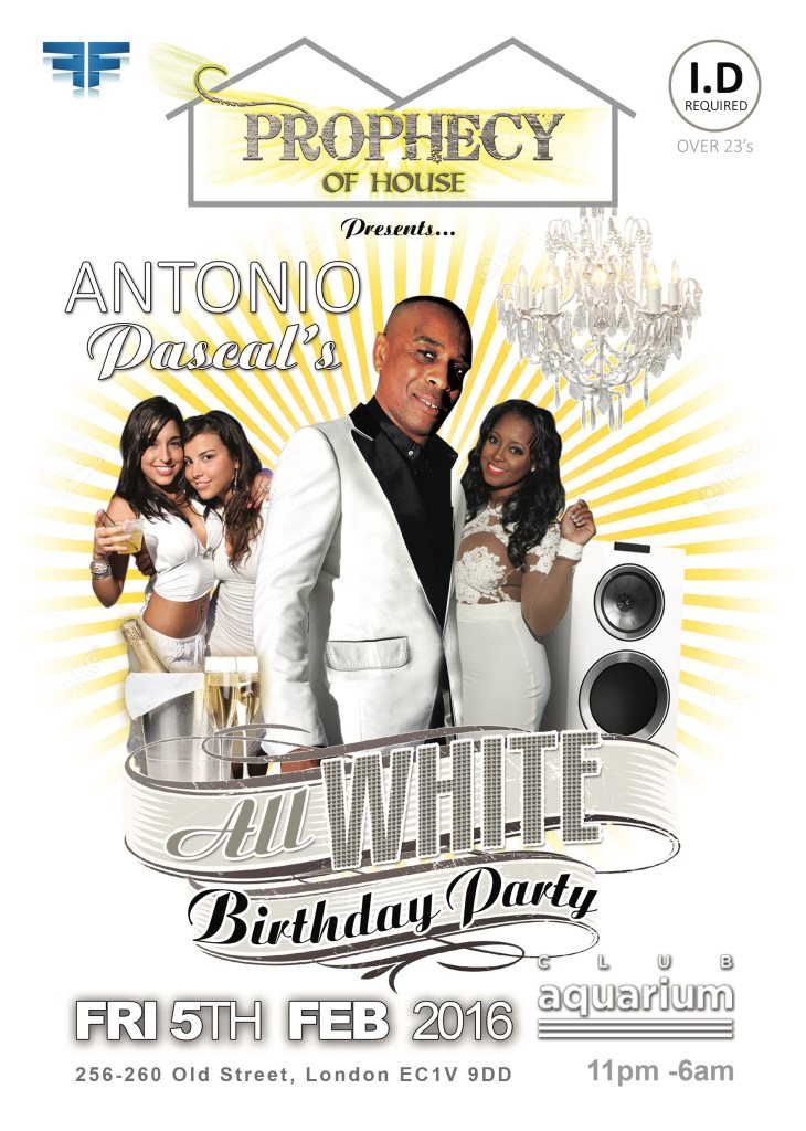 Antonio Pascal S All White Birthday Party At Aquarium London