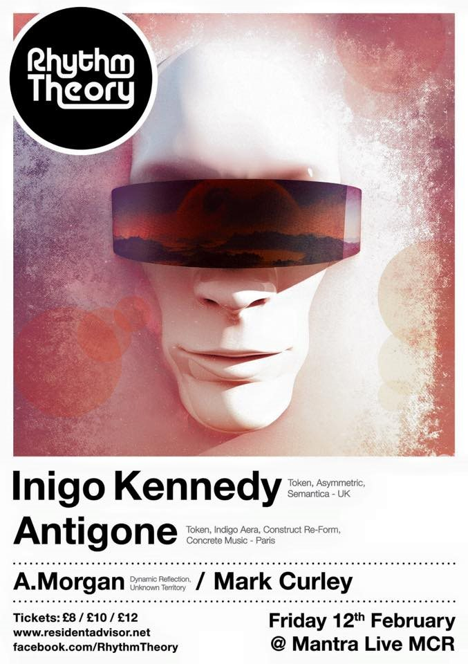 Rhythm Theory: Inigo Kennedy & Antigone - Flyer front