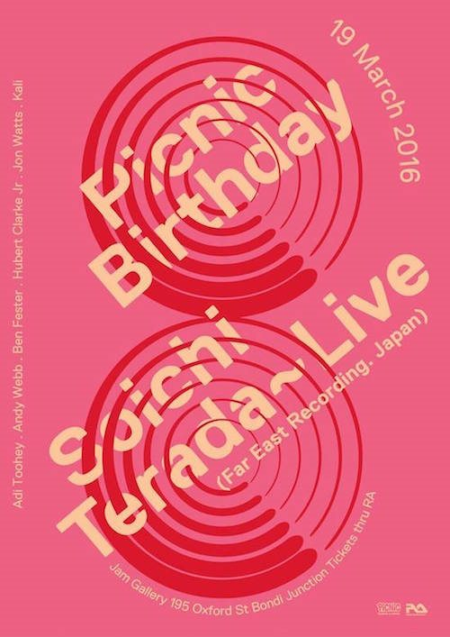 Picnic 8th Birthday with Soichi Terada - Live - Flyer front