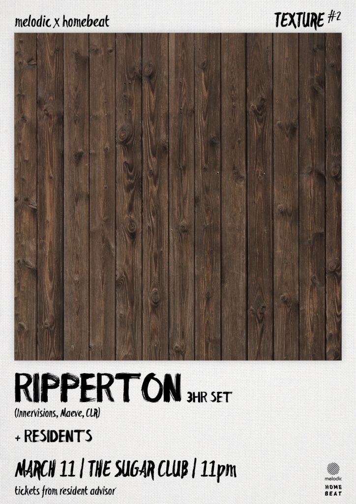 Texture #2 - Ripperton - Flyer front