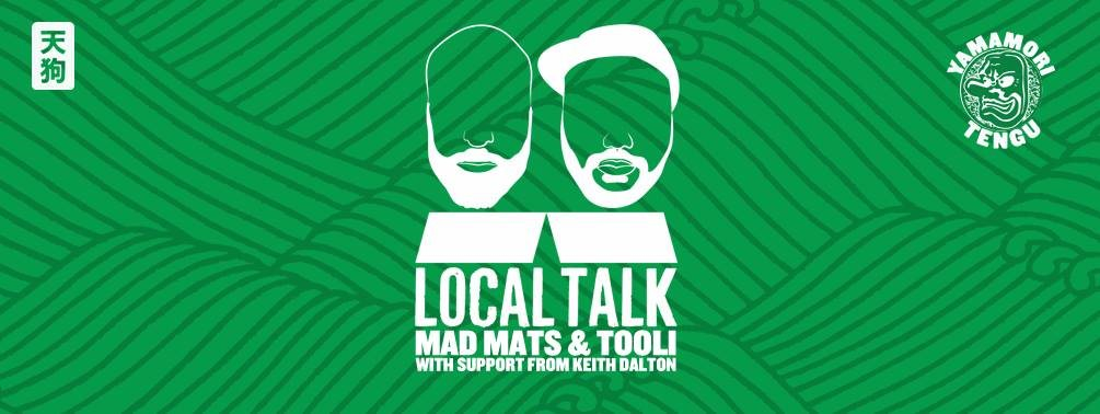 Local Talk Records with Mats & Tooli - Flyer front