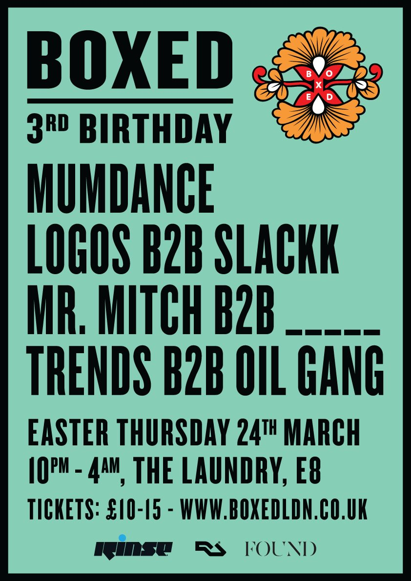 Boxed 3rd Birthday - Flyer back
