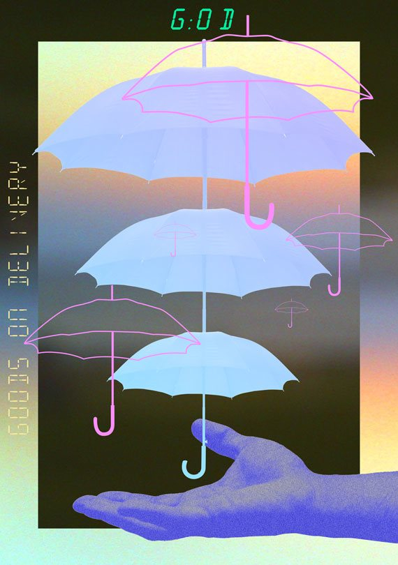 The Umbrella: G.O.D. Vol 1 with Jamie Principle (Live), Mike Simonetti, Aquarian, Surprises.. - Flyer front