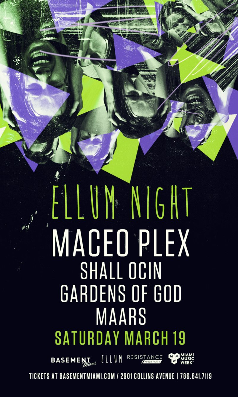 Maceo Plex presents: Ellum Night - Flyer front