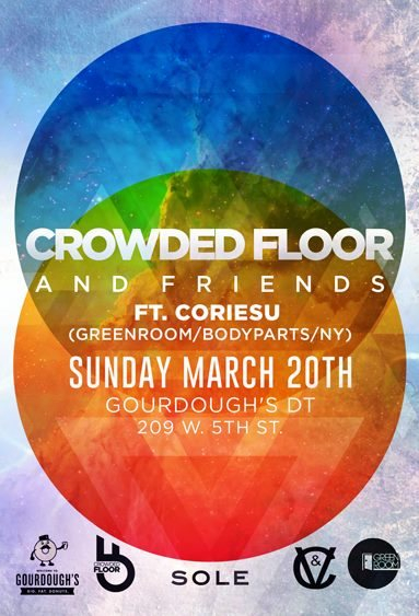 Crowded Floor & Friends - Flyer front