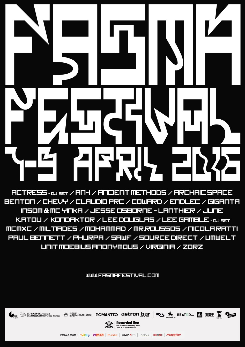 FASMA Festival 2016 - Flyer back