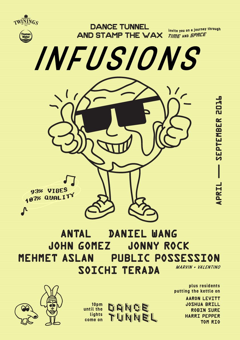 STW & DT presents Infusions - Flyer front