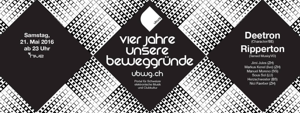 4 Jahre Ubwg - Flyer front
