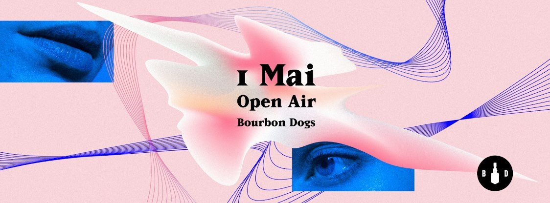 1 Mai Open Air - Bourbon Dogs - Flyer front