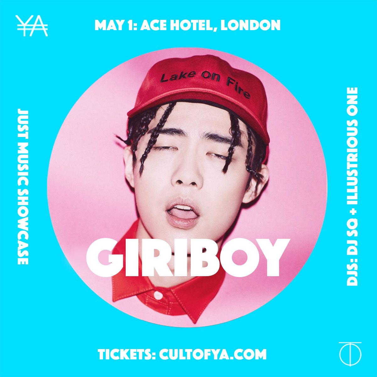 Giriboy + DJ SQ in London: Just Music Showcase - Flyer front