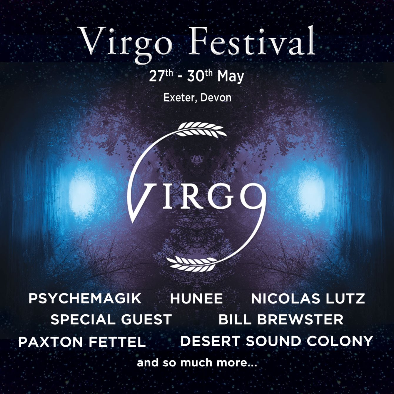 Virgo Festival with Psychemagik•hunee•dan Shake - Flyer front