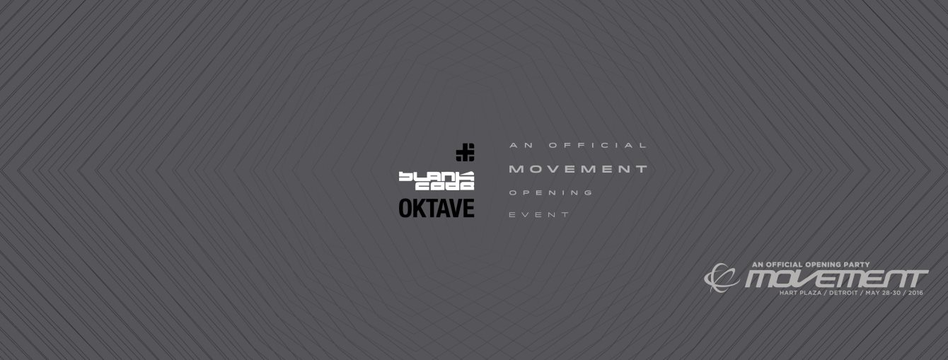 Blank Code & Oktave - An Official Movement Opening Event - Flyer front
