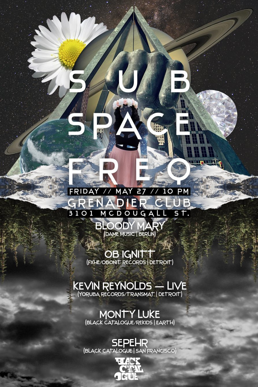 Sub Space Freq - Flyer front